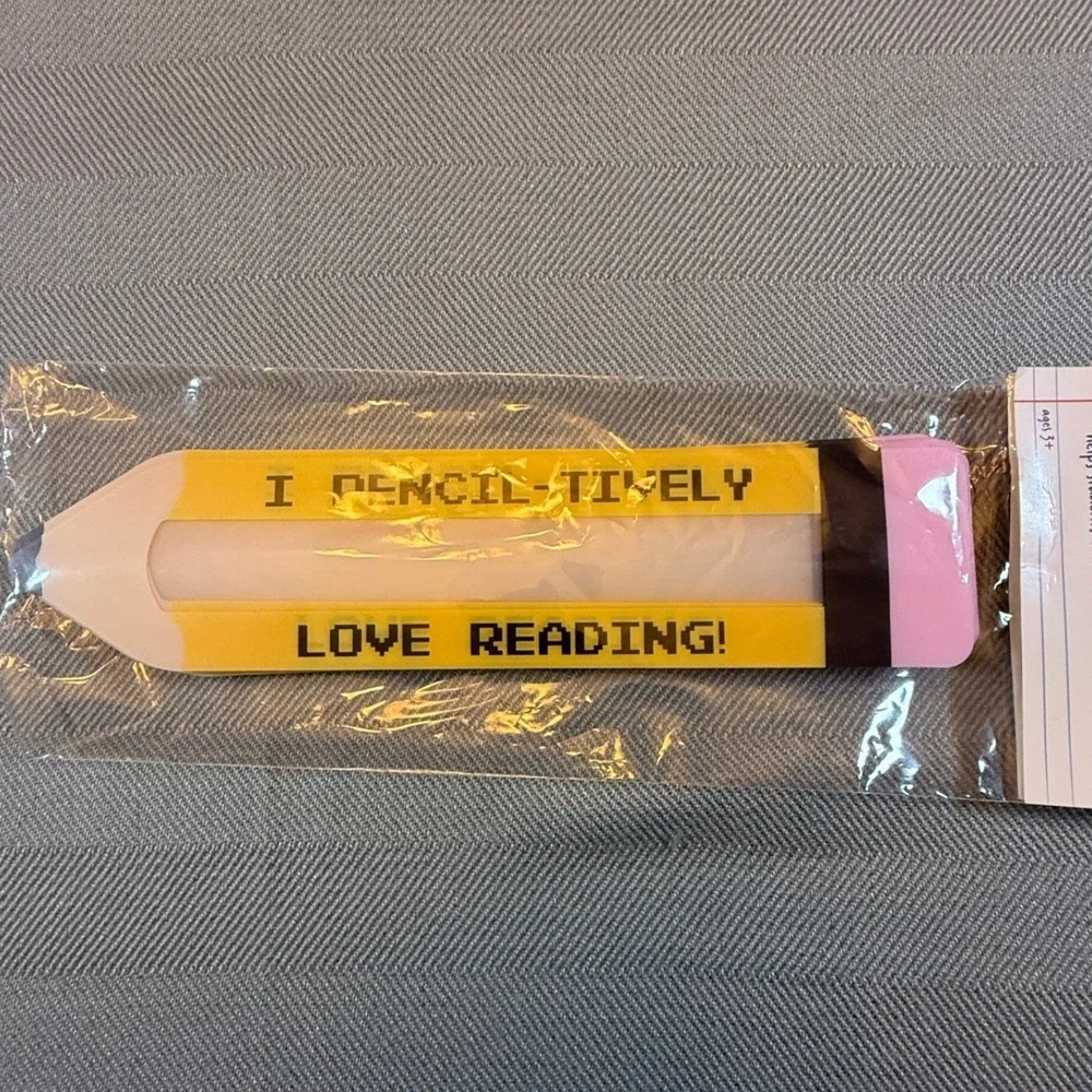 30 Count Pencil Reading Trackers Guided Reading Strips for Students Yellow
